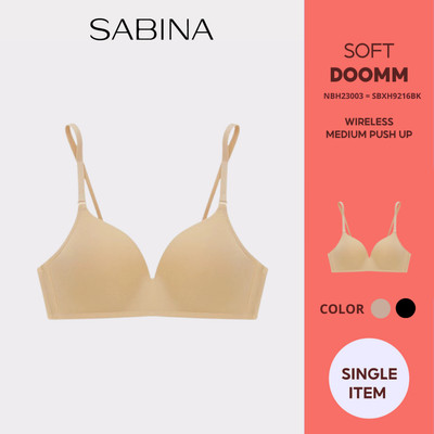 Áo Lót Không Gọng Mút Dày Vừa Màu Trơn Soft Doomm By Sabina NBH23003 (Giống SBXH9216)