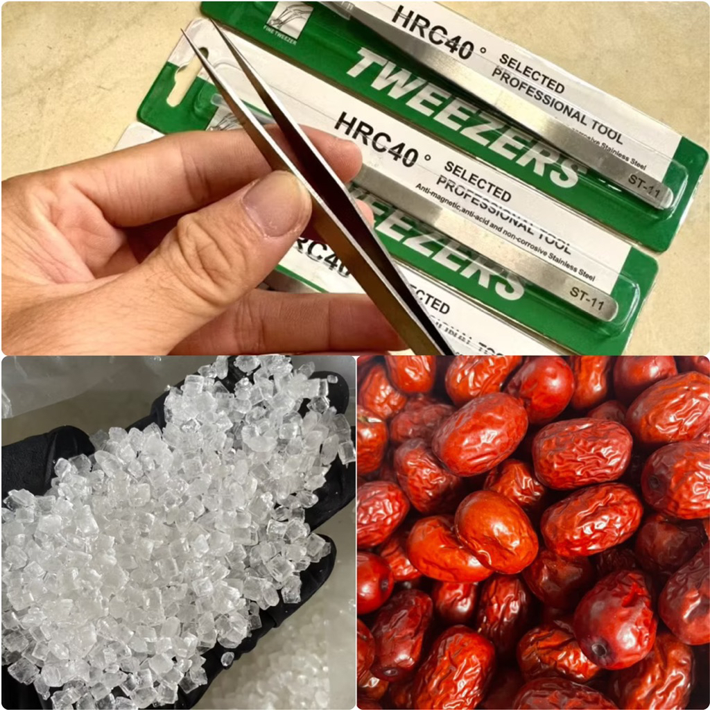 [Quà Tặng] Nhíp, Táo Đỏ, Đường Phèn (Tặng Kèm Khi Mua Yến Sào).