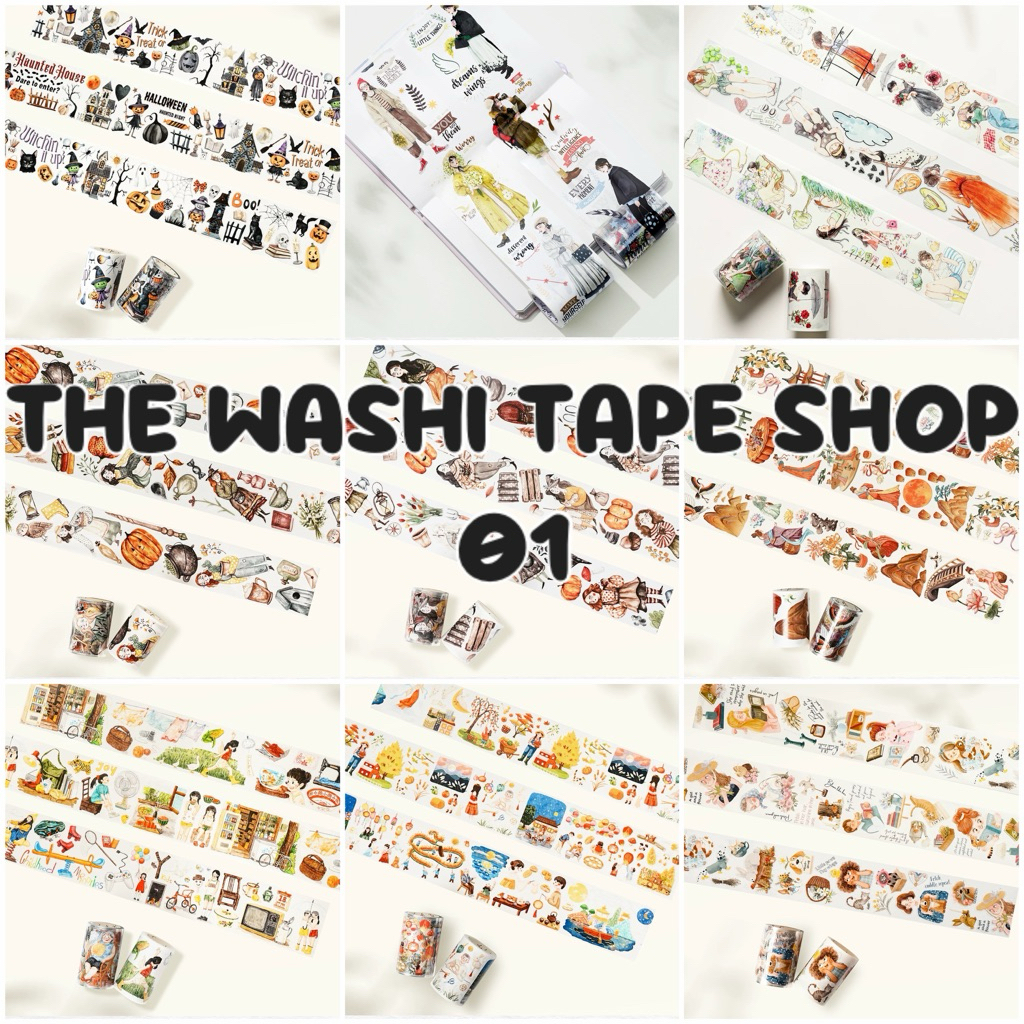 TỔNG HỢP PET tape Washi Tape nhân vật The Washi Tape Shop chiết chu kì (cập nhật mới liên tục)