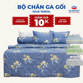 Bộ Chăn Ga Gối 4 món Lụa Julie Tencel Modal - THANH THUY