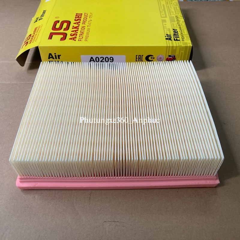 Lọc gió động cơ cao cấp MG5 đời cũ hiệu JS Asakashi Nhật Bản A0209 |MG: 30025813, 50016901