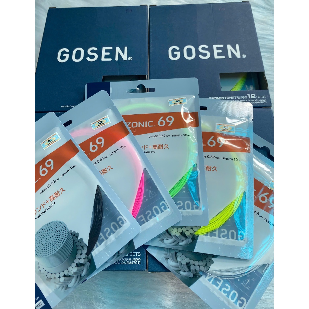 Cước đan vợt Gosen Ryzonic 69, Made in Japan