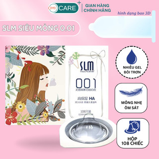  bao cao su trung quốc cao cấp SLM  siêu mỏng 001 siêu dai   hộp108cái   