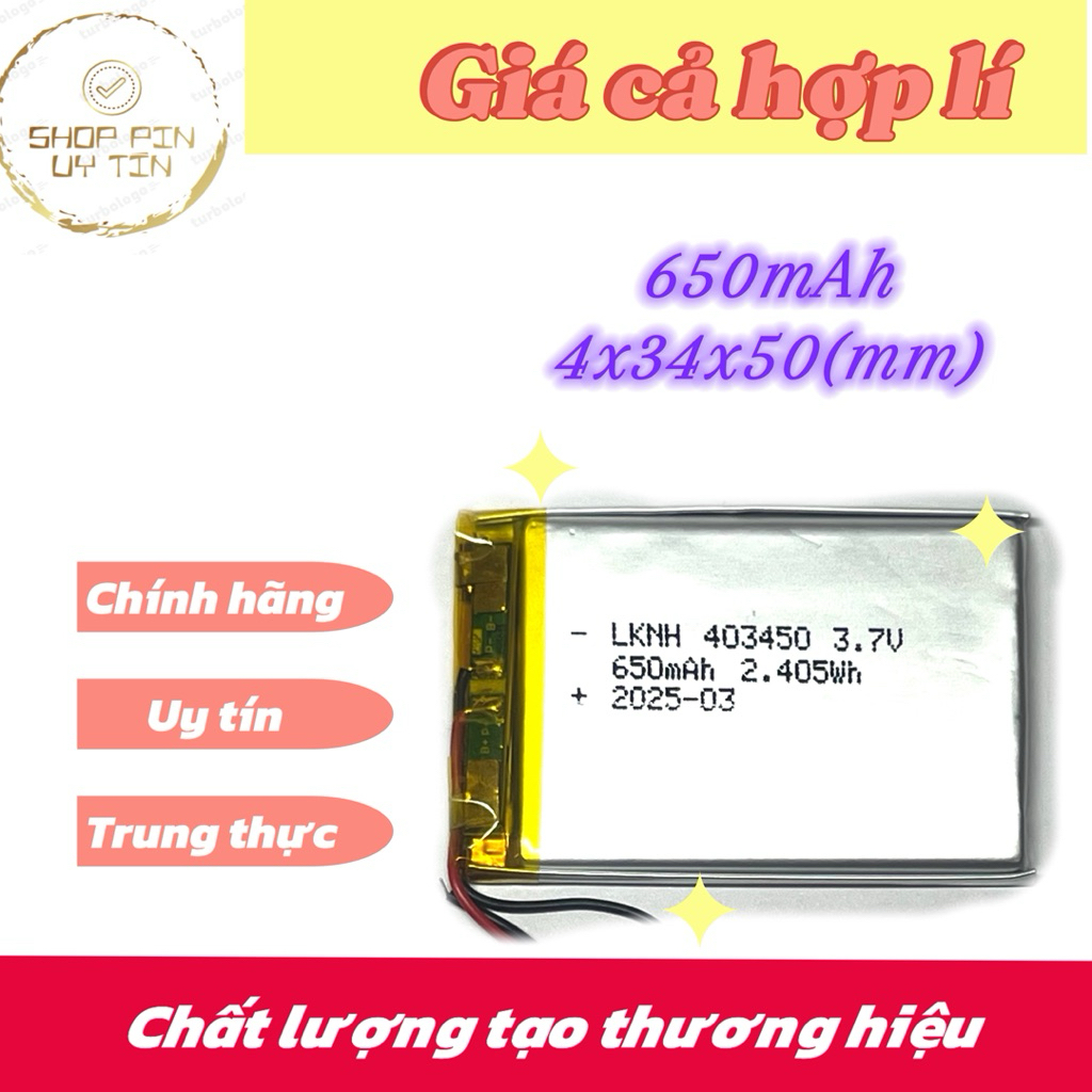 [CHÍNH HÃNG] pin sạc li-po 3.7V Dung Lương Từ 40-10000mAh có mạch bảo vệ