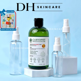  Nước Hoa Hồng Giảm Mụn Caryophy Portulaca Toner cấp ẩm ngừa mụn 300ml Dhskicare 