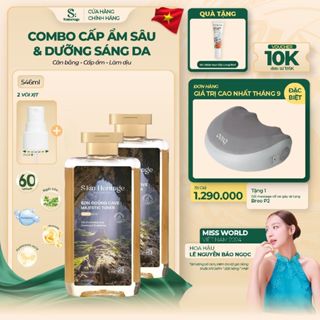 Bộ Đôi Toner Sơn Đoòng Cấp Ẩm & Cân Bằng Độ PH cho da dầu mụn S:kin Heritage sử dụng 60 lợi khuẩn 273mlx2