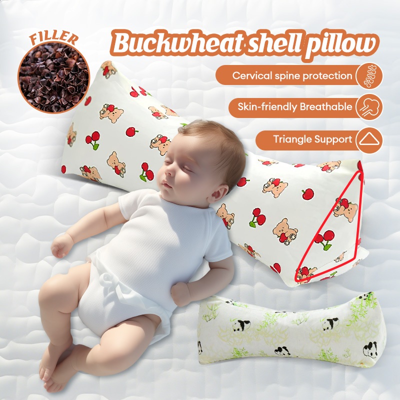 Gối cột sống cổ hình tam giác, Chất liệu vỏ kiều mạch,  Hỗ trợ giấc ngủ