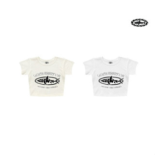  Áo thun nữ croptop Cruehawts  FW24 