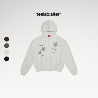 Áo Hoodie Boxy Zip Teelab Stars Unisex  Local Brand Vải Interlock 360gsm HD121