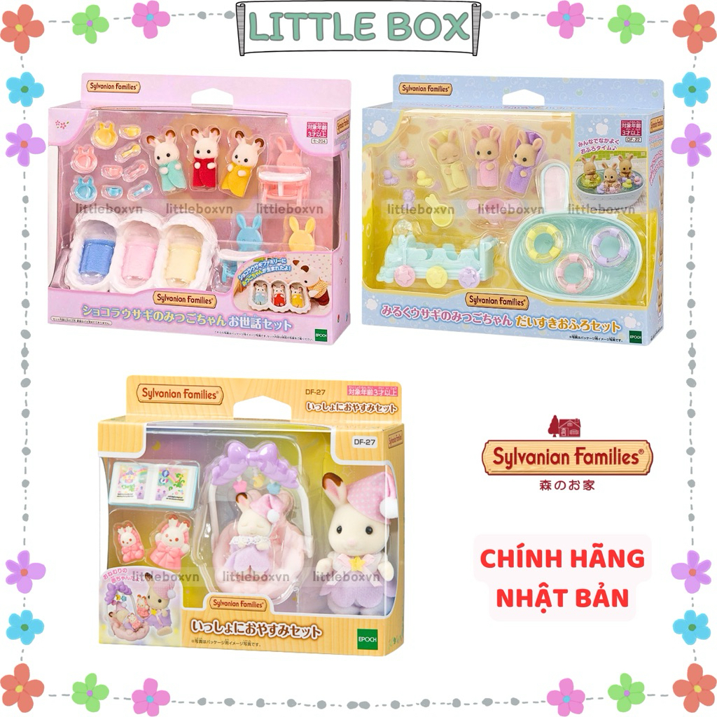 [Chính hãng Nhật] EPOCH Sylvanian Families Baby Set - Tổng hợp set giới hạn mô hình nhà thỏ Sylvania