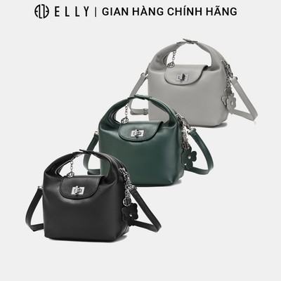 Túi Xách Nữ Da Thật ELLY ET211 Đeo Tay Đeo Vai Đeo Chéo Thanh Lịch Cao Cấp