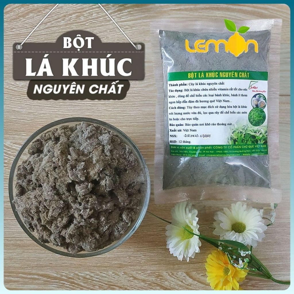 [Gói 50g] Bột lá khúc nguyên chất - Bột làm xôi khúc, bánh khúc