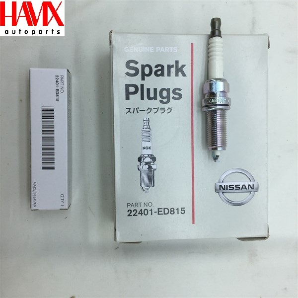 Bugi Nissan Nikel (Giắc 14 - Ren 12 - Dài 26.5) LZKAR6AP-11 (Mã : 22401-ED815)