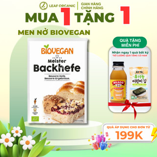 Men nở hữu cơ cao cấp Biovegan 7g, 100% men khô hữu cơ