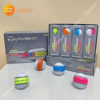 [ 2025 Taylormade ] Bóng Taylormade Tour Response Stripe line màu