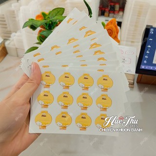Tem dán nhân bánh Trung Thu đủ vị (12 tem / tờ - 10 tờ)