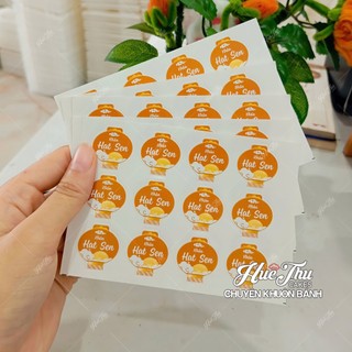 Tem dán nhân bánh Trung Thu đủ vị (12 tem / tờ - 10 tờ)