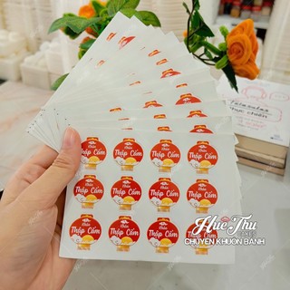 Tem dán nhân bánh Trung Thu đủ vị (12 tem / tờ - 10 tờ)
