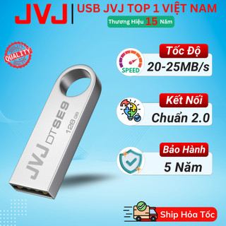  USB SE9 JVJ 128Gb 64Gb 32Gb USB 2.0 Thiết Kế Nhỏ Gọn,Vỏ Kim Loại Kháng Nước- Bảo Hành 5 Năm 