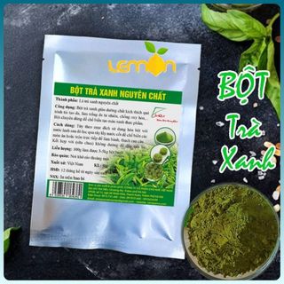 [Gói 50g] Bột trà xanh nguyên chất - Tạo mùi thơm và màu xanh cho trà sữa, bánh, rau câu