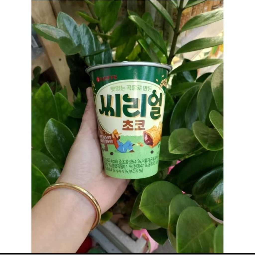 Bánh ngũ cốc Lotte socola hàn quốc 89g