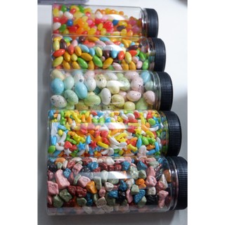 COMBO 5 hủ KẸO TUỔI THƠ - kẹo nhộng/sỏi/bi/khủng long/ngũ sắc [Hủ 500gram]