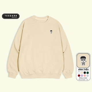  Áo Sweater HÌNH THÊU By TEEDARK Mã TDTBoy1046 Chất Nỉ Mịn Dày Dặn Phong Cách Năng Động Phù Hợp Nam Nữ 