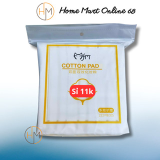 ComBo 3 Gói - Bông tẩy trang 222 miếng 3 lớp Cotton Pads HM68