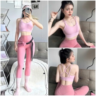  ÁO Bra GÀI LƯNG QUẢNG CHÂU D19 chất LULU KÈM MÚT ĐÚC Tập Gym-Yoga-Aerobic Gymmy  Không kèm quần  ️Hàng nhập khẩu 