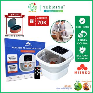 Bồn ngâm chân massage MISUKO FB-91, bồn ngâm chân gấp gọn massage thư giãn thải độc - giảm stress