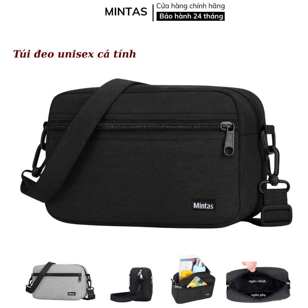 GIÁ MỞ BÁN - Túi đeo chéo unisex Thời Trang cá tính MINTAS BAG_276