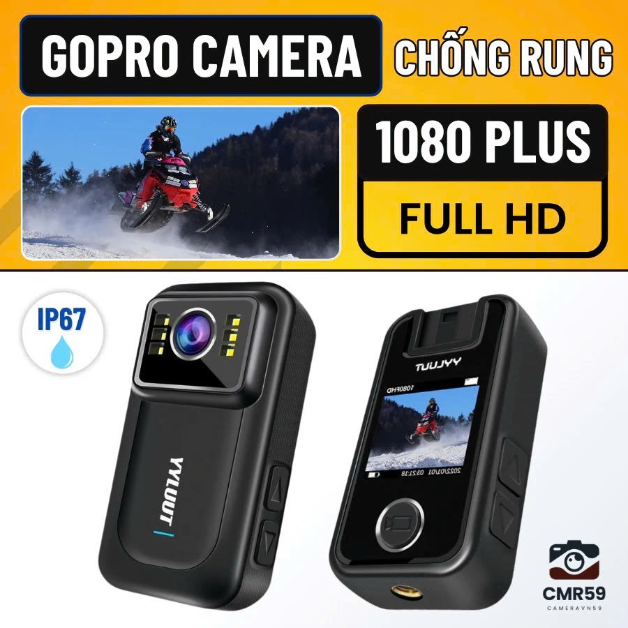  Camera Mini Hành Trình GoPro V11,Chống Rung,Kháng Nước Máy Quay Phim Không Dây Xe Hơi,Xe Máy,Chạy Bộ 