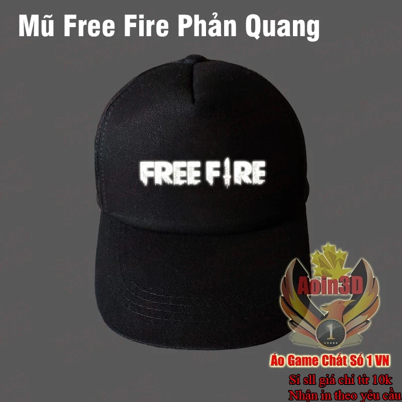 Mũ Lưỡi Trai Free Fire Phản Quang - Nón Game