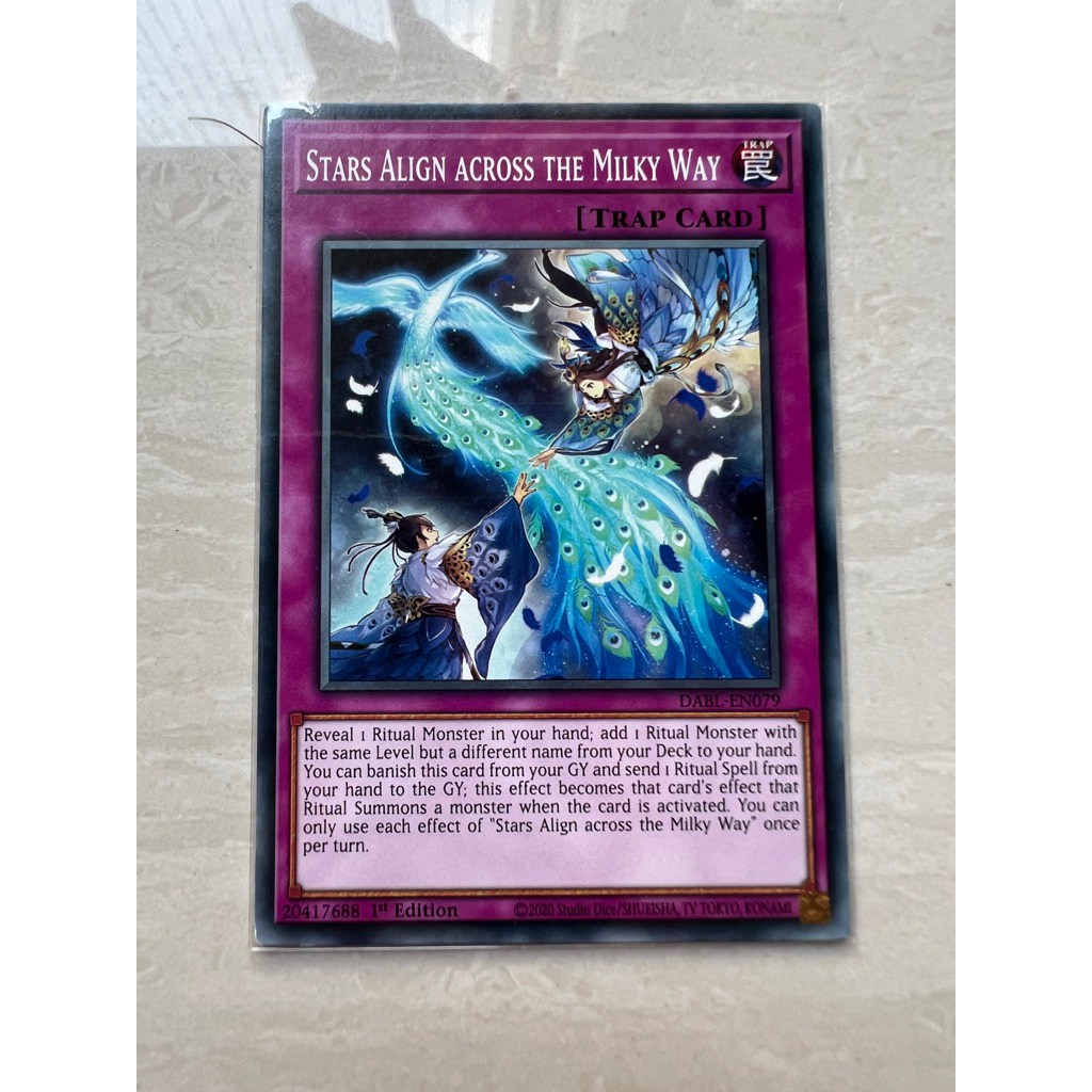 Thẻ bài Stars align across the milky way