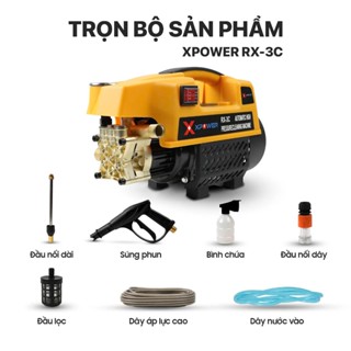 Máy xịt Rửa Xe 3800W XPOWER RX-3C Áp Lực Cao,Máy xịt rửa gia đình, tặng bình bọt tuyết