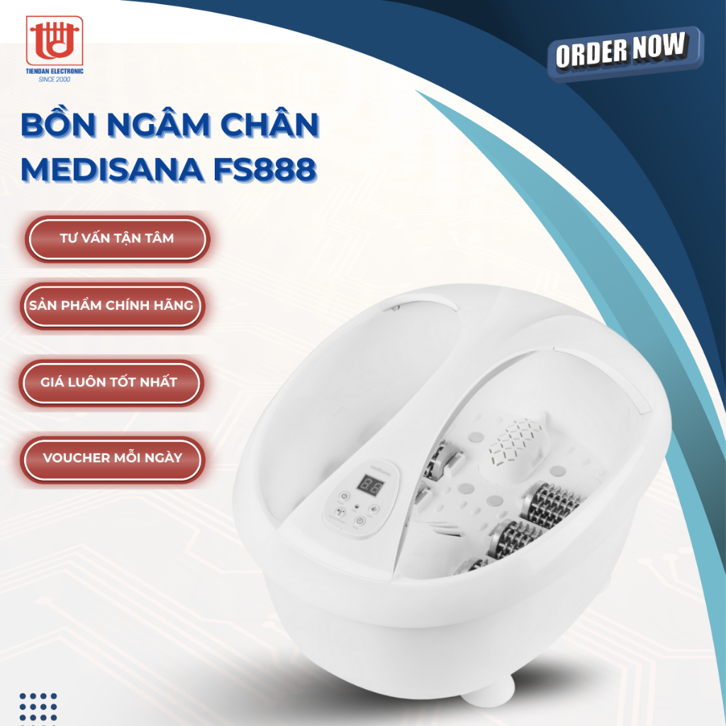 Medisana Bồn Ngâm Chân FS888 Premium Foot Spa