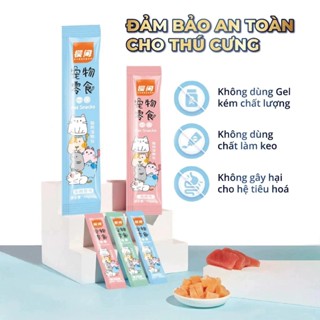 Pate Súp Thưởng Cho Chó Mèo Nhiều Dinh Dưỡng Vị ngẫu nhiên( Cá Ngừ, Gà, Cá Tuyết)