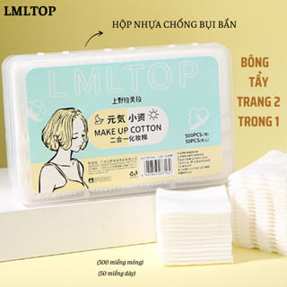 Bông Tẩy Trang Cotton Mềm LMLTOP - Gói 1000 Miếng Cotton Mềm - Chăm Sóc Da Đỉnh Cao-Chính Hãng