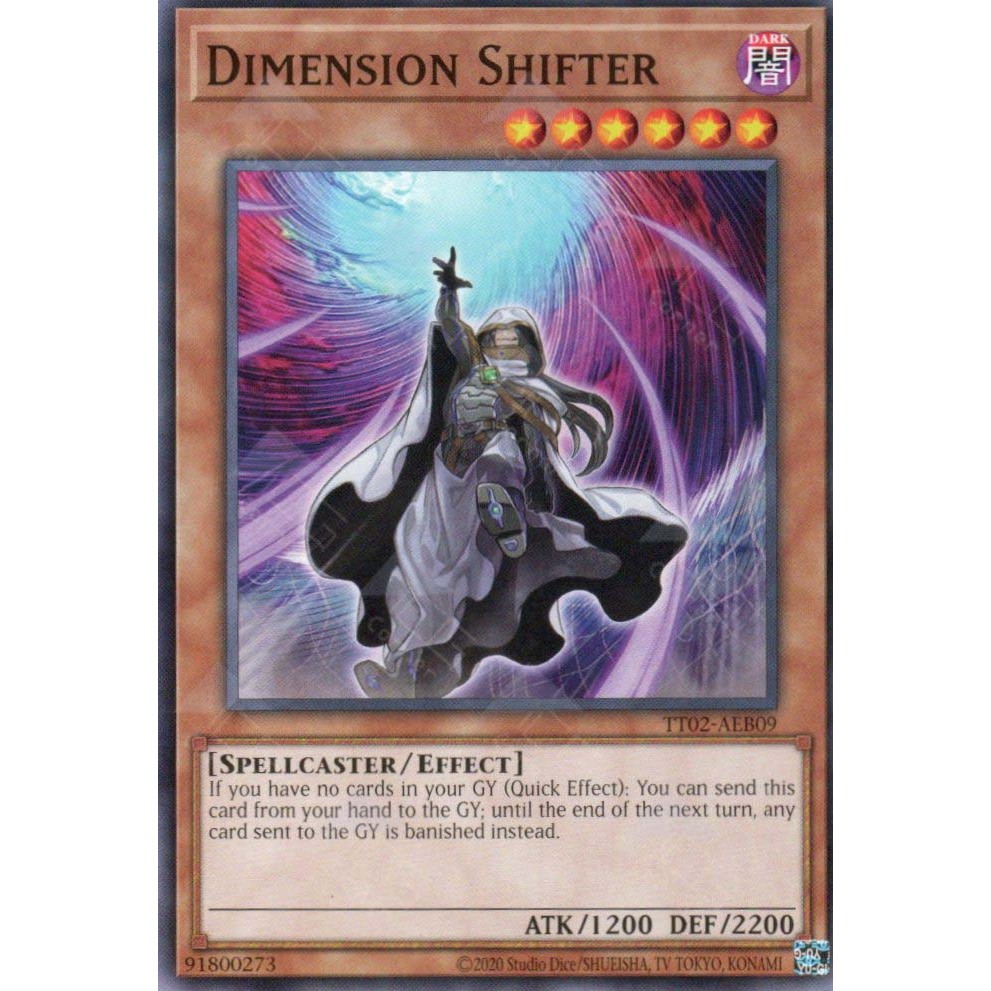 [ Bài Yugioh Chính Hãng ] TT02-AEB09 Dimension Shifter (Common)