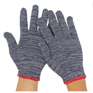 Găng tay len sợi bảo hộ lao động (màu trắng, muối tiêu) 1 ĐÔI