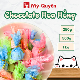Socola Hoa Hồng Thái Dương, Vị Ngọt Nhẹ Thanh Hòa Quyện Chút Đắng Của Chocolate - gói giấy vải đẹp mắt - Shop Mỹ Quyên