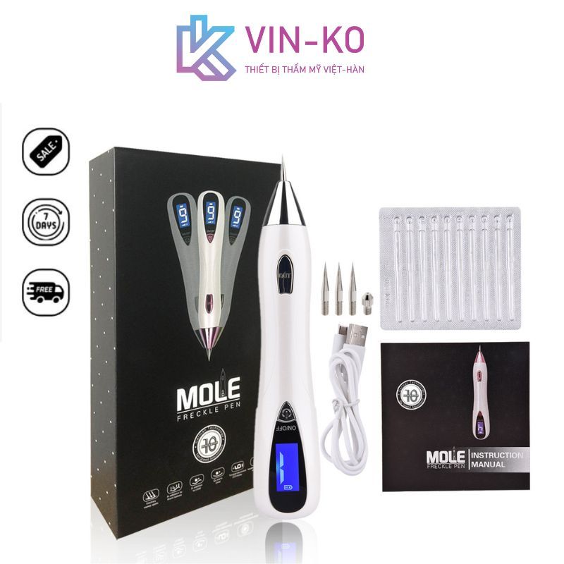 Máy đốt nốt ruồi 9 cấp độ Bảo hành 6 tháng