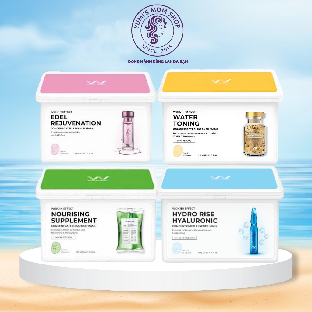  Hộp 30 Miếng Mặt Nạ Wonjin Effect 350g 