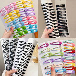  Combo 10 Kẹp Tóc Mái Ngẫu Nhiên Lớn Nhiều Hình Dáng  Màu Sắc Ngọt Ngào Dễ Thương Cho Nữ Và Bé Gái 