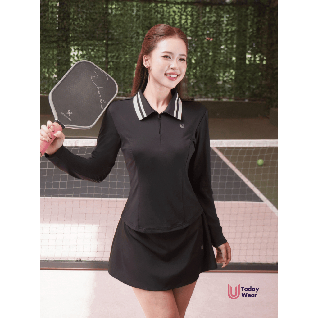 [XẢ KHO GIÁ SỐC]Áo thun thể thao dài tay nữ Lami Long Top Today U Wear vải co dãn thoáng khí ôm body cầu lông pickleball | BigBuy360 - bigbuy360.vn