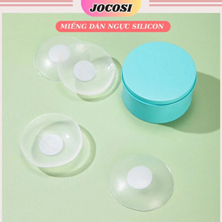 Miếng dán ngực ti silicon siêu dính tái sử dụng nhiều lần, Hộp 5 cặp dán bảo vệ nhũ hoa JOCOSI
