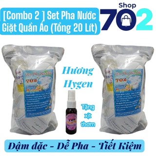 Combo 2 Kit Nước Giặt Tự Pha 10 lít ( Tổng 20 Lít), Đậm Đặc, Tiết Kiệm.
