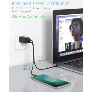 Củ sạc nhanh BASEUS Mini Quick Charge Dual USB-C 45W GaN