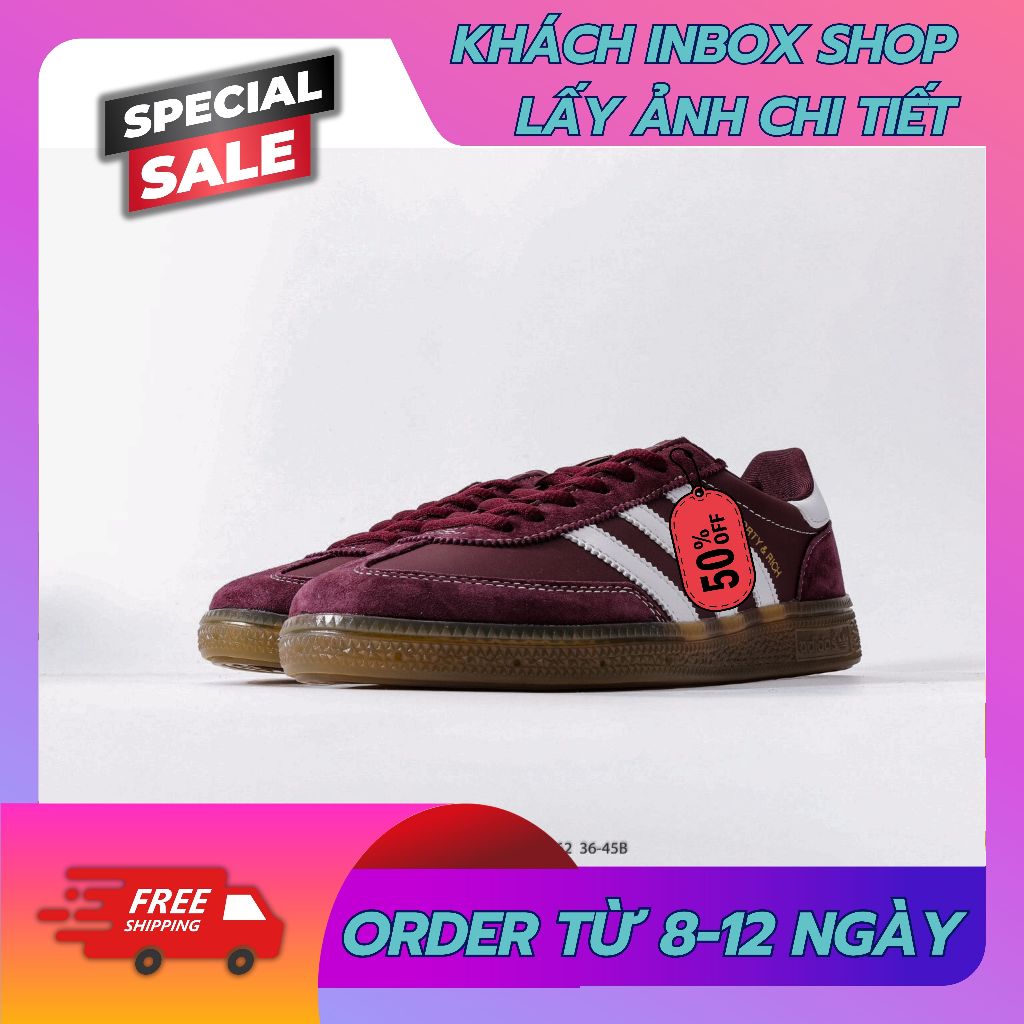 ✮Order✮Best Quality✮Sneaker✦x Sporty & Rich ‘Shadow Red’ JP7068✦✮𝐁𝐀𝐓𝐂𝐇-𝐒𝐏𝐄𝐙𝐈𝐀𝐋✮