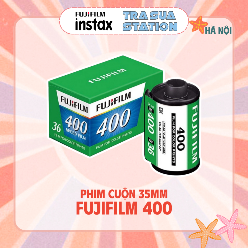 Film Fujifilm C400 35mm 36 ảnh tông ấm tự nhiên, nhẹ nhàng